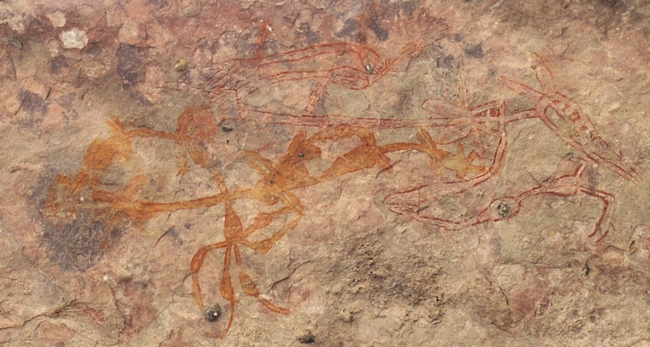 Kakadu NP, Ubirr Rock, Mimi geesten