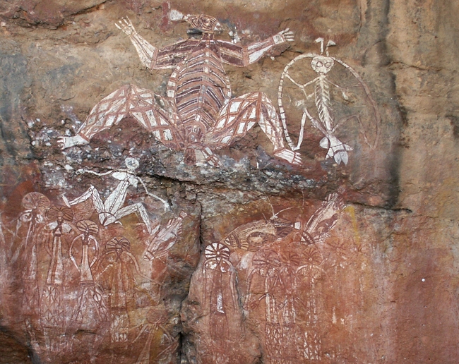 Kakadu NP, Nourlangie Rock, Lightning Man