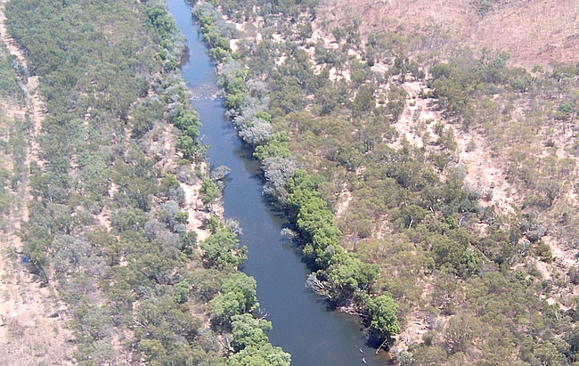 Helicoptervlucht over Katherine Gorge