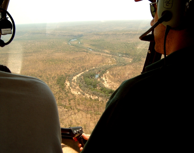 Helicoptervlucht over Katherine Gorge