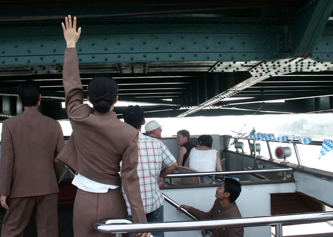 Menam Chao Phraya rivier brug