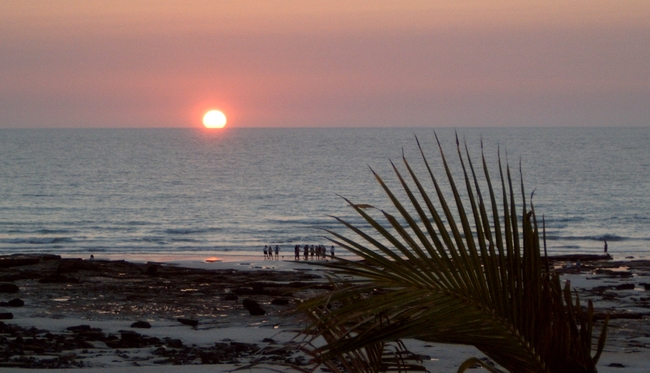 Broome Cable Beach zonsondergang