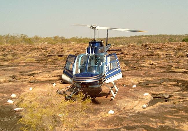 Mitchell River helicopterplatform