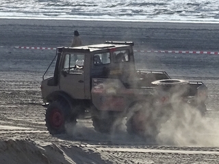 Unimog rallye truck