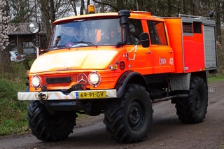 Unimog brandweer dubbele cabine