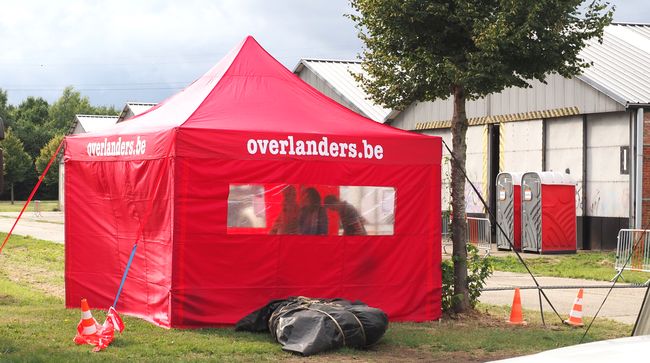 Ontvangst tent