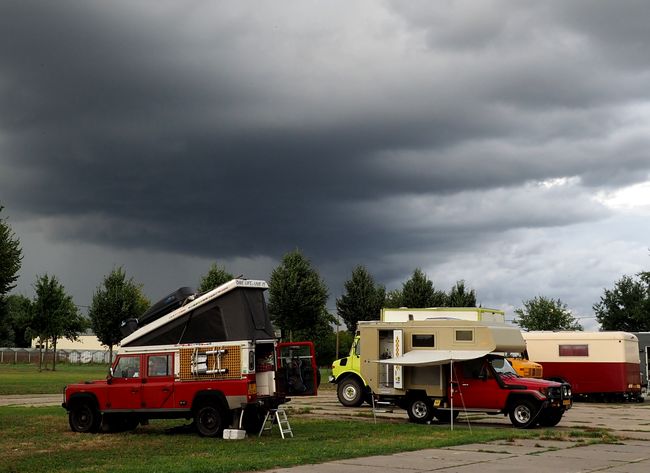 Slecht weer op komst