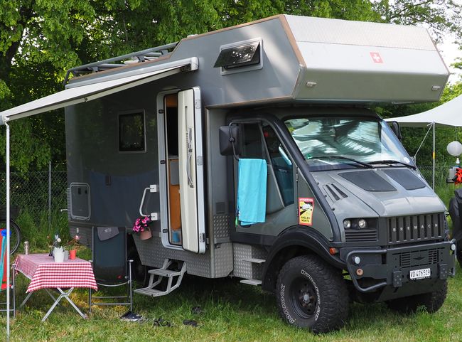 Bremach T-Rex, kampeerauto met alkoof