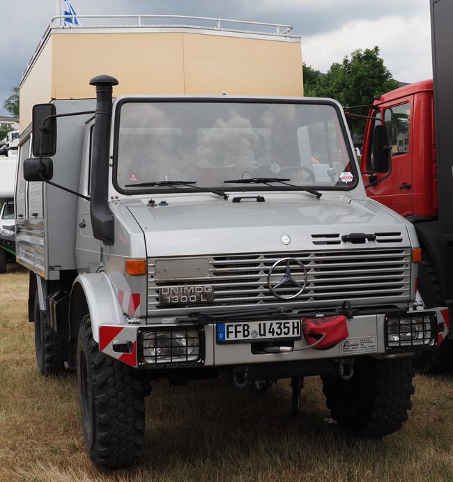 Unimog U 1300, verhoogde brandweerauto