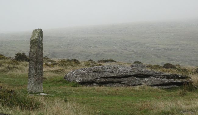 Dartmoor NP, Standing Stone Merrivale Settlement