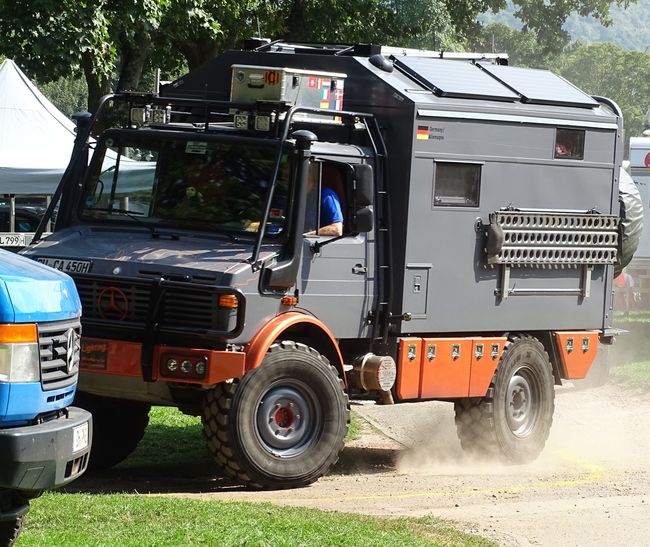 Unimog heeft haast